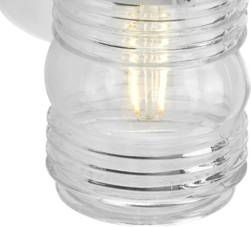 Vista 5 de Progress Lighting P5612-30 Policarbonato al aire libre, 4-3/4-Inch Ancho x 7-1/4-Inch Altura, Blanco