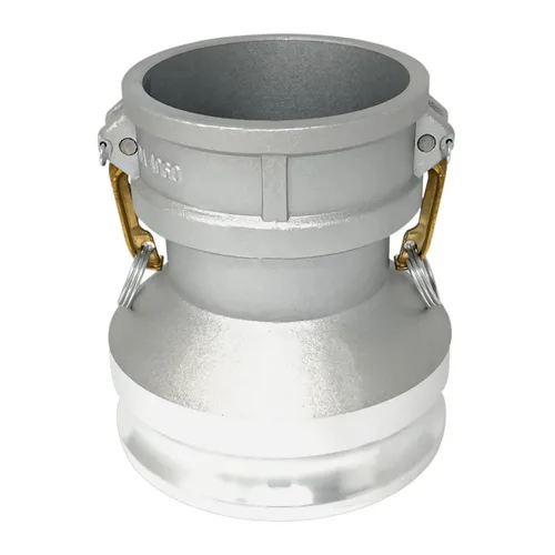 Vista 12 de Gloxco Tipo de aluminio DA leva y ranura de manguera de montaje, reductor, 4 "Camlock hembra x 2 "Camlock macho (CAM-4020-DA-AL)