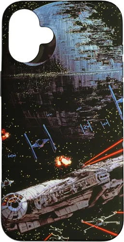 Vista 23 de Star Wars Return of the Jedi Death Star II Battle - Carcasa negra para iPhone 17