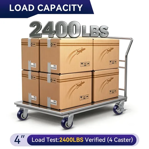 Vista 3 de Ruedas giratorias industriales de 4 x 2 pulgadas, poliuretano en rueda de polipropileno, ampliamente utilizadas para camiones de plataforma U-Boat
