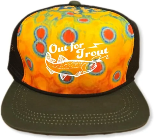 Vista 67 de ThatsRad Out for Trout Corduroy Snapback Sombrero Gorra Pesca con Mosca Pescador