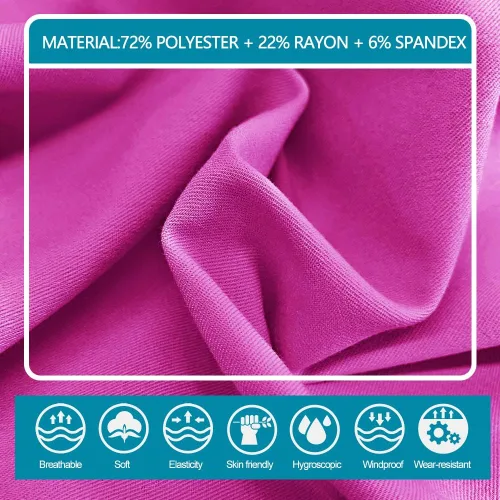 Vista 2 de VIAOLI Uniforme médico para mujer, unisex, ajustado, clínico, para sala de operaciones, trabajo, accesorios de traje para correr Negro