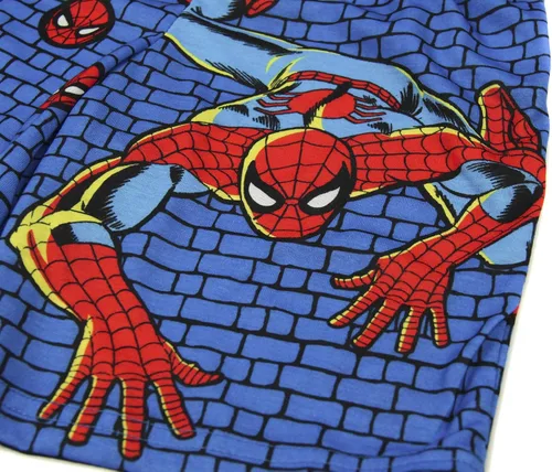 Vista 3 de Marvel Spiderman - Pantalones cortos de dormir para niños
