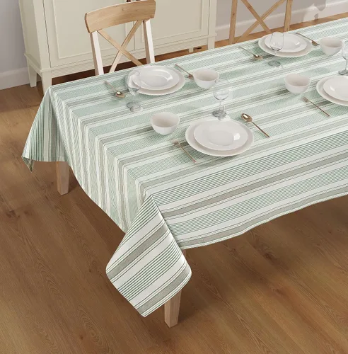 Vista 35 de Mantel de mesa rectangular - Cubierta de mesa - Algodón con costura mitrada - Fundas de mesa a cuadros para cocina, comedor, bodas, decoraciones