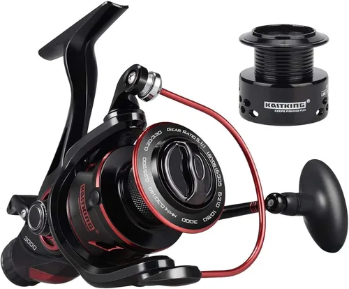 Vista 13 de KastKing Sharky Baitfeeder III Spinning Reels with 5.5:1 Gear Ratio