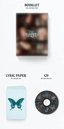 Vista 3 de (G) I-DLE I FEEL 6th Mini Album CD+POB+Booklet+Lyric Paper+Photocard+Tracking Sealed GIDLE I-DLE (BUTTERFLY Version)
