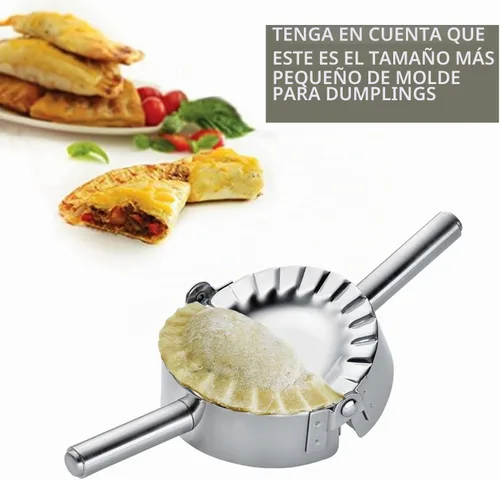 Vista 2 de Best Utensils - Molde de acero inoxidable para ravioles, fabricante de albóndigas Pierogi, cortador de masa de pastelería, accesorios de cocina