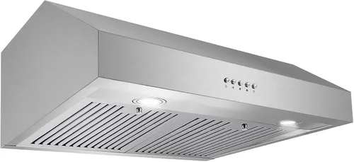 Vista 3 de COSMO UC30 Campana extractora con conductos debajo del gabinete de 29.5 pulgadas, ventilación sobre la estufa, ventilador de 3 velocidades, filtros