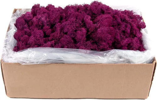 Vista 18 de Super Moss (23164) Musgo de reno preservado, fucsia, 2 onzas Musgo preservado suave, decoración del hogar, manualidades y terrarios, diseño