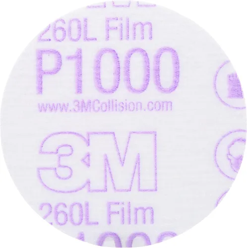Vista 17 de 3M 17 Hookit - Disco de película para acabado, antipolvo, 6 pulgadas, P8., P600, 3