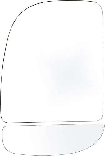 Vista 16 de SCITOO Reemplazo de vidrio para espejo lateral Compatible con Ford F-250 F-350 F-450 F-550 Super Duty 1999-2016 y Ford Excursion 2000-2005, vidrio