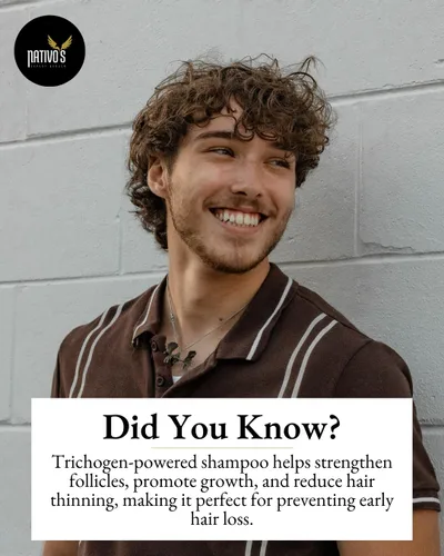 Vista 6 de Nativo's Champú fortalecedor para adelgazar el cabello – Fórmula de biotina, trichogen, palma enana americana y zinc – Volumizante y engrosante