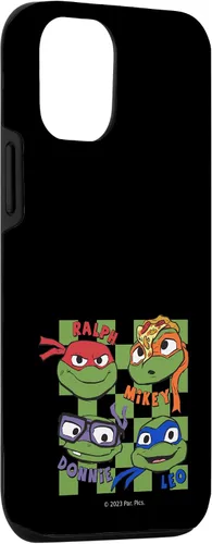 Vista 3 de iPhone 12/12 Pro Teenage Mutant Ninja Turtles: Mutant Mayhem Turtle Heads Case