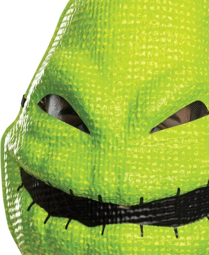 Vista 3 de Máscara de Oogie Boogie de El extraño mundo de Disney, accesorio oficial para disfraz de Oogie Boogie, talla única, Oogie Boogie, Tamaño único