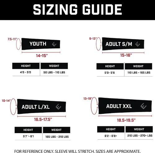 Vista 4 de Elite Athletic Gear Manguitos de compresión religiosos - Tallas para jóvenes y adultos - Deportes y fitness - Se venden individualmente