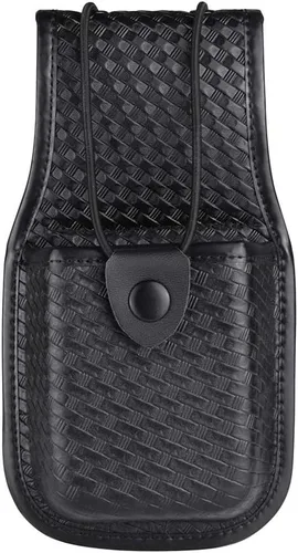 Vista 4 de ROCOTACTICAL Funda para radio entretejida en cesta, funda universal para radio para cinturón de servicio de aplicación de la ley