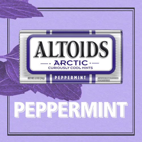 Vista 4 de ALTOIDS Arctic - Caramelos de menta, lata de 1.2 onzas (paquete de 8)
