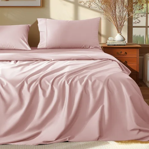 Vista 11 de Shilucheng Juego de Sábanas 100% de Algodón Egipcio - 1000 Hilos, Sábanas de Algodón de Lujo, Ropa de Cama y Fundas de Almohada Transpirables