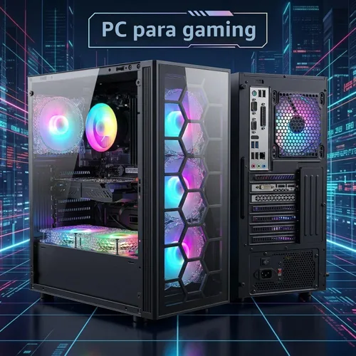 Vista 3 de Escritorio para PC para juegos STGAubron, Core I7, RTX 2060S 8G, 32G RAM, SSD de 1 TB