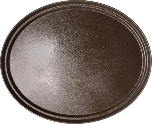 Vista 3 de Carlisle FoodService Products 2700GR2076 Griptite 2 - Bandeja ovalada para servir, 27 x 22 pulgadas, marrón (paquete de 6)
