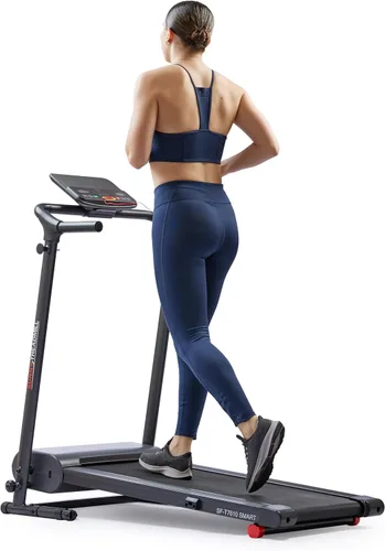 Vista 13 de Sunny Health & Fitness Treadpad Slim Walking Pad Treadmill with Handlebars