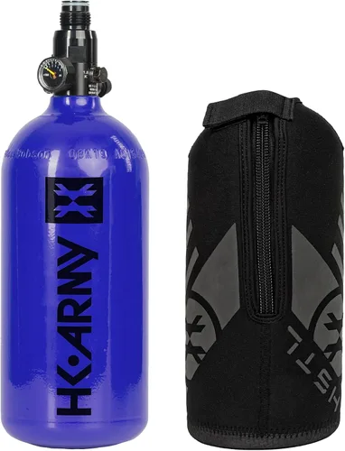 Vista 14 de HK Army Tanque de aire comprimido de aluminio HPA para paintball con sistemas de aire - Regulador estándar Negro