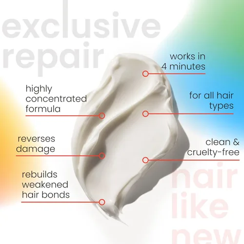 Vista 6 de Mascarilla reparadora para cabello dañado, acondicionador profundo