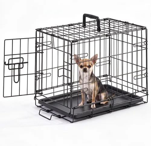 Vista 16 de Jaula para perros de 18 pulgadas, jaula para perros pequeños