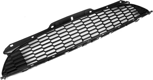 Vista 4 de Rejilla de parachoques delantero de coche de malla + marco para Mini Cooper R55 R56 R57 R58 2007-2015 negro