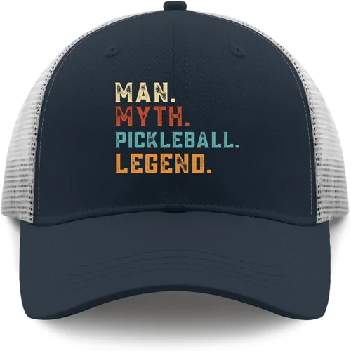 Vista 9 de Cap Man Myth Pickleball Legend Dad Hat for Women Vintage Denim Dad Hats Adjustable