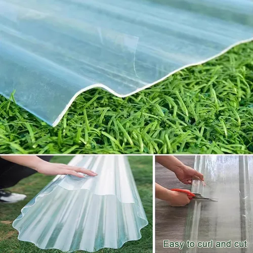 Vista 8 de Panel de techo resistente a impactos, paneles de techo silenciosos para sombra, revestimiento de pared, paneles de iluminación diurna de fibra de 11
