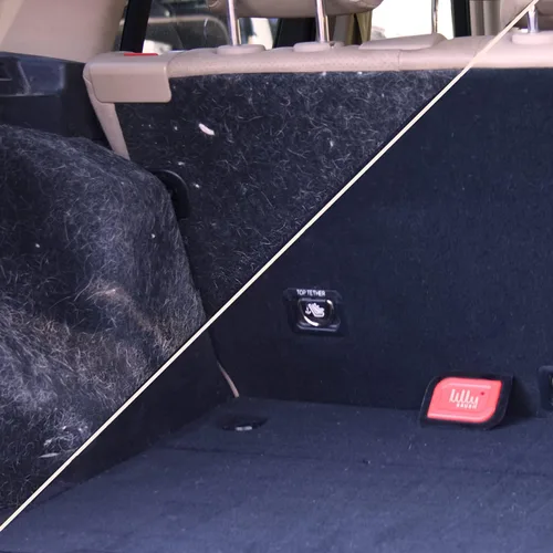 Vista 2 de Lilly Brush Mini detallador de pelo de mascotas Removedor de pelo reutilizable para interior de coche, alfombra, sofá y muebles