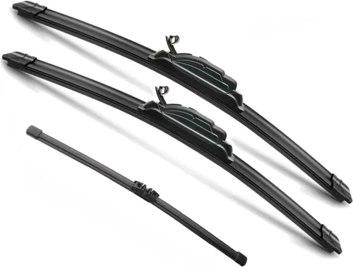 Vista 30 de JustCar - 3 limpiaparabrisas para Jeep Wangler 2007-2017 y Jeep Wrangler JK 2008-2018, repuesto de equipo original - 15, 15 y 12E pulgadas - juego