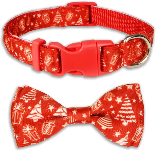 Vista 11 de Collar de perro de Halloween con lazo de girasol, calabaza festiva y collar espeluznante para mascotas pequeñas, medianas y grandes cachorros
