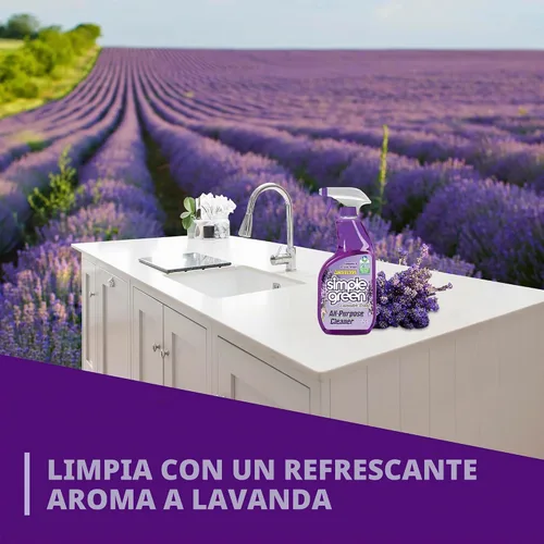 Vista 5 de Simple Green Limpiador Multiusos, 32 onzas líquidas (paquete de 3), lavanda, 96 onzas líquidas