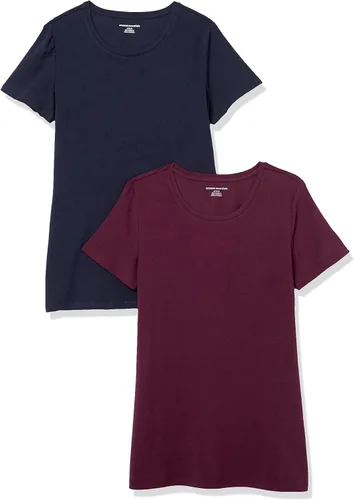 Vista 416 de Amazon Essentials Women's Regular-Fit Short-Sleeve Crewneck T-Shirt