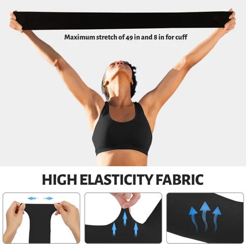 Vista 6 de HEGCOIIE Mangas de protección solar UV para hombres y mujeres, cubierta de tatuajes, manga de enfriamiento UPF 50 para golf, ciclismo
