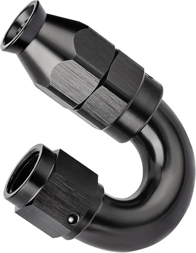 Vista 26 de EVIL ENERGY - Adaptador de manguera de una pieza PTFE 4AN de 30 grados, aluminio, color negro