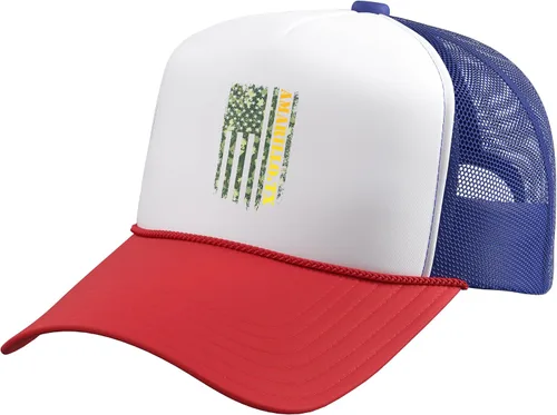 Vista 15 de Amarillo Texas Camouflage USA Flag Trucker Hat with Adjustable Mesh Back