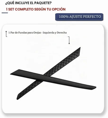 Vista 3 de Calcetines de repuesto para gafas Oakley Exchange OX8055/Exchange R OX8184, fundas de goma negras para patillas Negro - 1 par