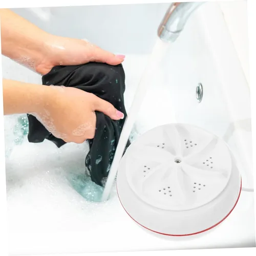 Vista 7 de VILLCASE Mini lavadora portátil con carga USB, lavadora compacta para viajes, dormitorio, ropa interior, calcetines, eliminación rápida de manchas