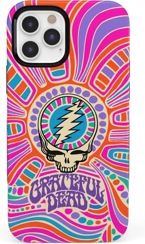 Vista 132 de Casely Funda para iPhone 12 Pro Max Always Vibing Retro Diseño protector audaz Diseño compatible con MagSafe