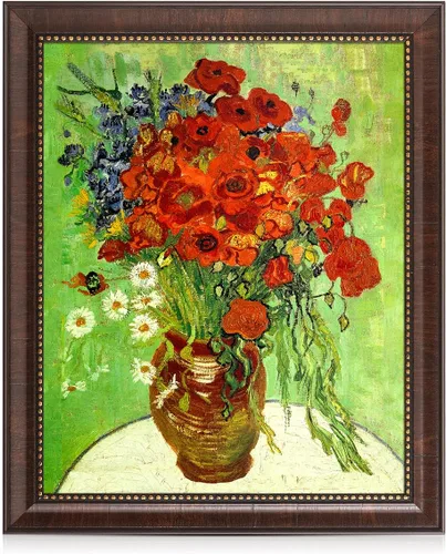 Vista 101 de Serie de pinturas de Vincent Van Gogh (favoritos). Reproducción de arte clásico de Van Gogh, impreso en lienzo, Algodón, Almond Blossom, 16x20