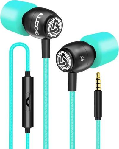 Vista 22 de Auriculares con cable Ludos Clamor, auriculares intraaurales, 5 años de garantía, auriculares con micrófono, auriculares con aislamiento de ruido