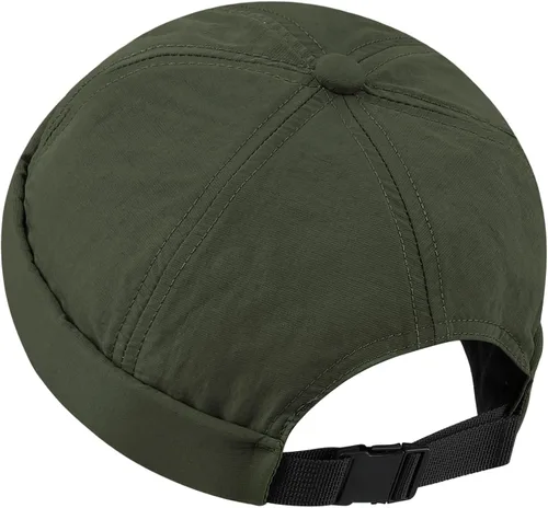 Vista 11 de Croogo Gorra Docker de secado rápido, ligeros, transpirables, sin ala para hombre Ct81-negro