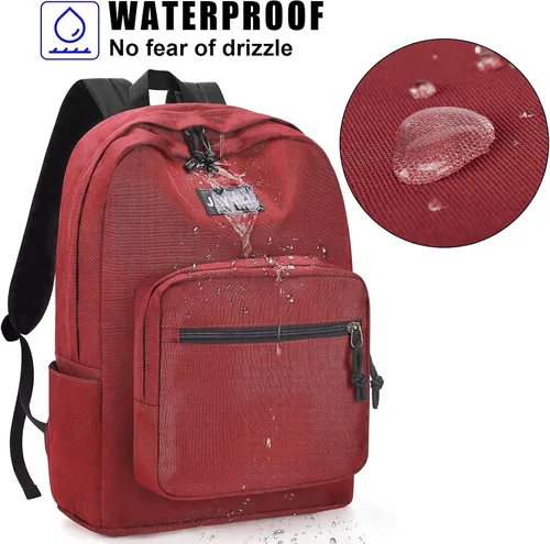 Vista 4 de JOYHILL Mochila de viaje pequeña para la escuela, 20 L, ligera, para libros universitarios