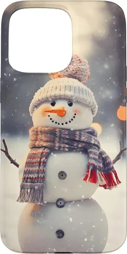Vista 31 de Cute Christmas Snowman Winter Snow Scene Holiday Season Case for iPhone 17