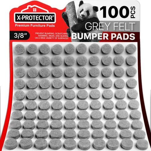 Vista 11 de X-Protector Tiras Amortiguadoras para Puertas de Gabinete - 40 PIEZAS - Silenciador de Puerta Transparente - Amortiguadores Premium para Puertas