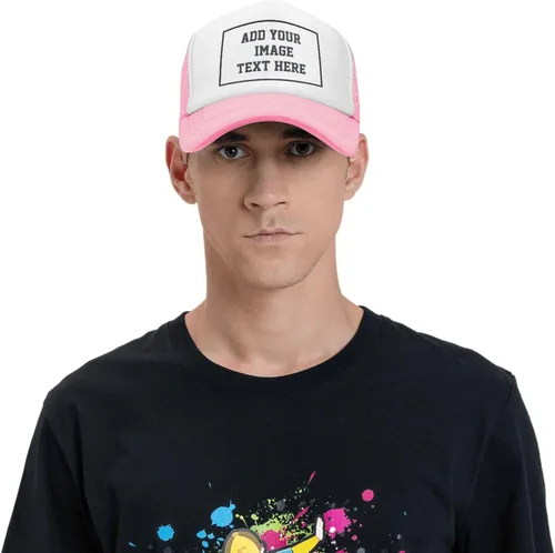 Vista 8 de Personalized Adult Mesh Trucker Cap Customized Dad Hats for Men Women Customize Sport Hat
