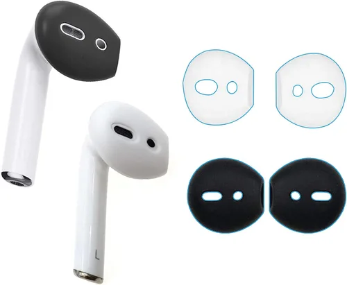 Vista 9 de 2 pares de ganchos para las orejas para AirPods, accesorios compatibles con auriculares AirPods 2 y AirPods 1 o EarPods, puntas de Airpod, ganchos